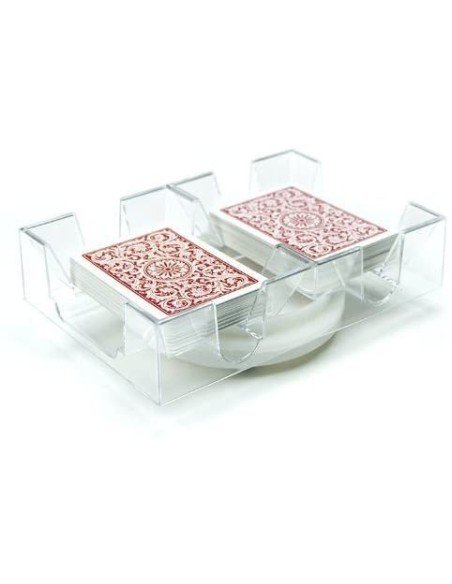 Dual Deck Revolving Card Holder - Soporte Giratorio Cartas