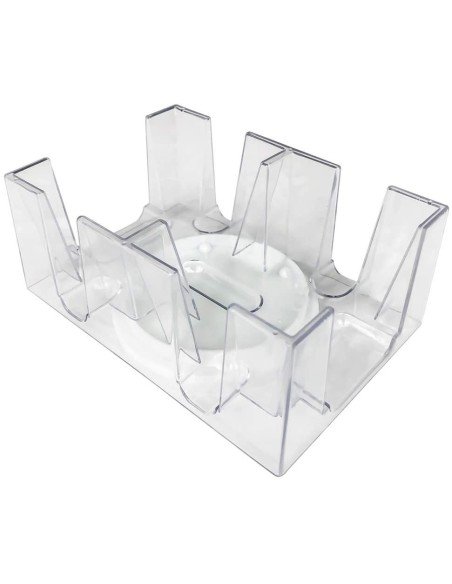 Dual Deck Revolving Card Holder - Soporte Giratorio Cartas