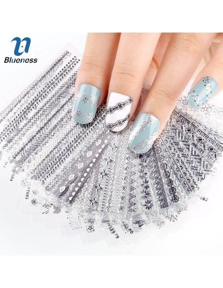 Kit Tatto Surtidos para uñas stickers al algua Nail Art Salon Effects para decoración de uñas Kit Tatto Surtidos para uñas stickers al algua Nail Art Salon Effects para decoración de uñas