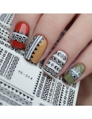 Kit Tatto Surtidos para uñas stickers al algua Nail Art Salon Effects para decoración de uñas