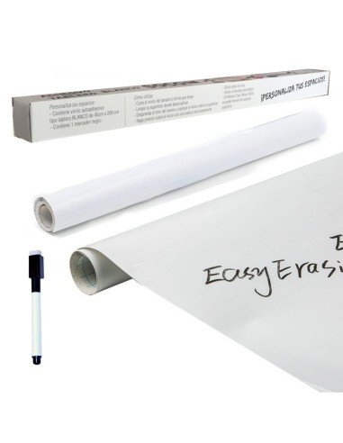 Pizarra sticker negra de decoración + Tizas