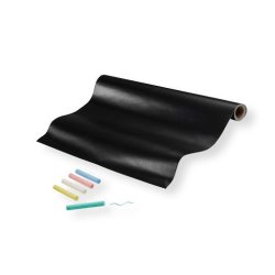 Pizarra sticker negra de decoración + Tizas 