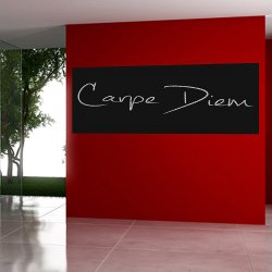 Pizarra sticker negra de decoración + Tizas 