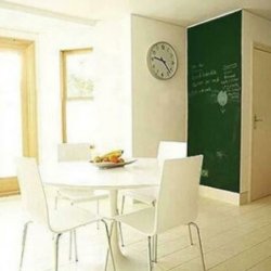 Pizarra sticker negra de decoración + Tizas 