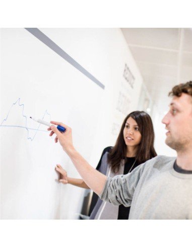 Pizarra sticker negra de decoración + Tizas