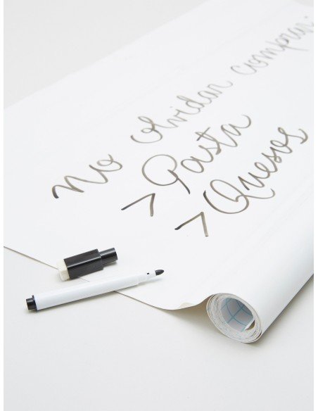 Pizarra sticker negra de decoración + Tizas  Pizarra sticker negra de decoración + Tizas