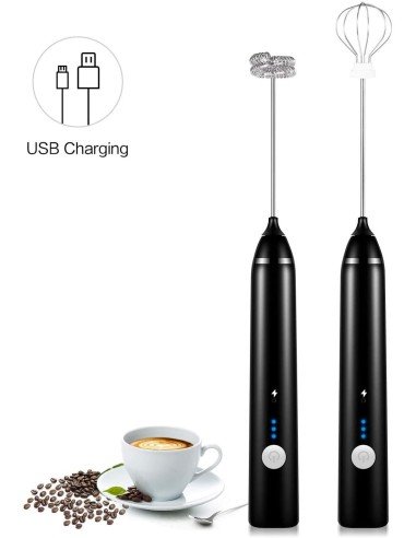 Espumador Recargable Leche Café Chocolate y espumados