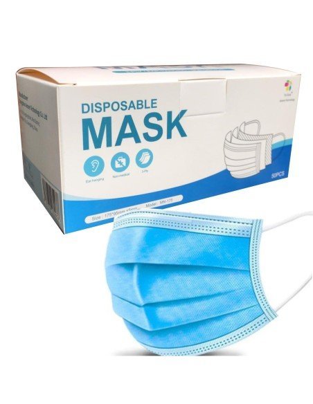 Caja x50 Tapabocas termosellado Desechable MN-175