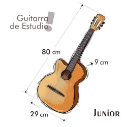 Guitarra Acústica La Clasica Bucaramanga Finos Acabados. Redonda