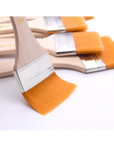 Set x12 brochas ideal para artistas, pintura al óleo