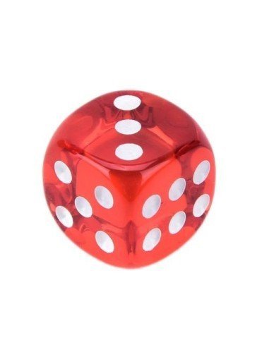 Juego de 8 dados 16mm en acrílico translúcido de alta calidad en colores