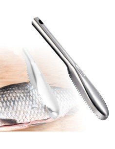 Descamador De Pescado Pelador Escamas Acero Inox