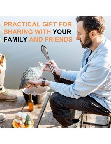 Descamador De Pescado Pelador Escamas Acero Inox