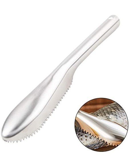 Descamador De Pescado Pelador Escamas Acero Inox Descamador De Pescado Pelador Escamas Acero Inox
