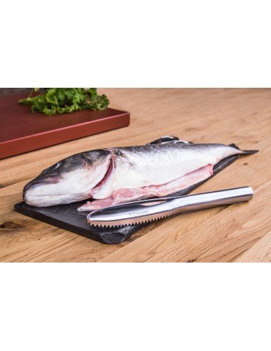 Descamador De Pescado Pelador Escamas Acero Inox