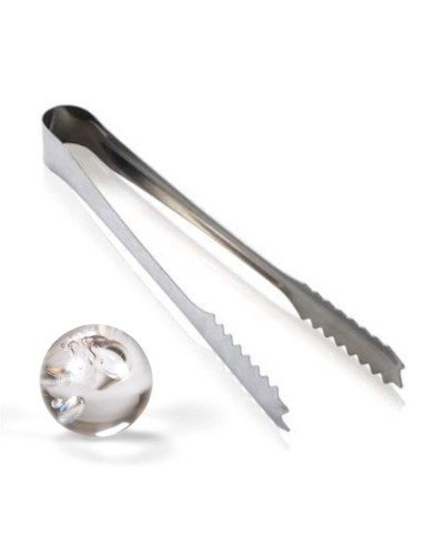 Pinza Coctel para hielo en acero inoxidable ideal para whisky