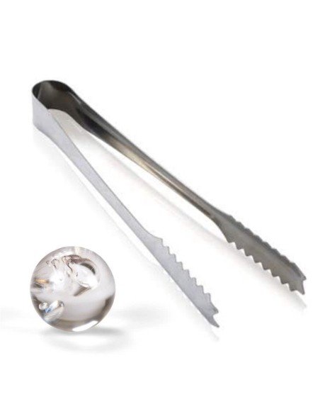 Pinza Coctel para hielo en acero inoxidable ideal para whisky