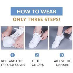 Zapatos Protector de Lluvia Waterproof en silicona Antideslizantes