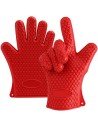 Guantes de Silicona BBQ Termo Resistente Calor Horno