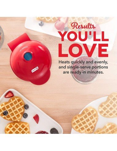 Mini máquina Para Hacer Wafles Individuales Galletas De Pizza