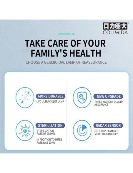 Lámpara de desinfección UV Colimida UV-Lamp