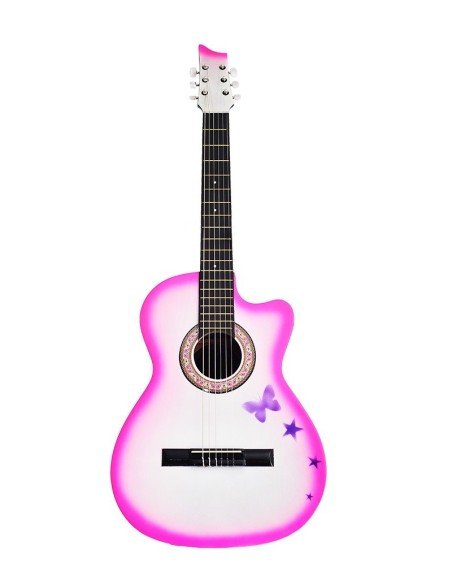 Guitarra Acústica de estudio Infantil Con Boquete