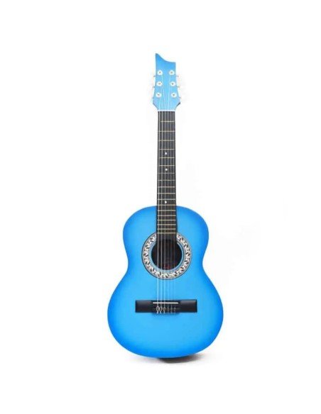 Guitarra Acústica Estudio Infantil Redonda Azul