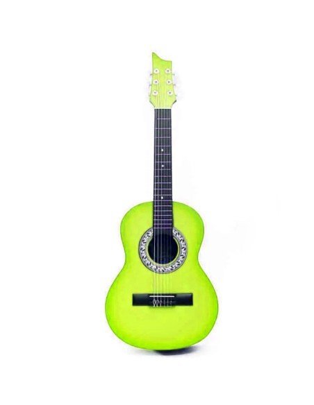 Guitarra Acústica Estudio Infantil Redonda Verde