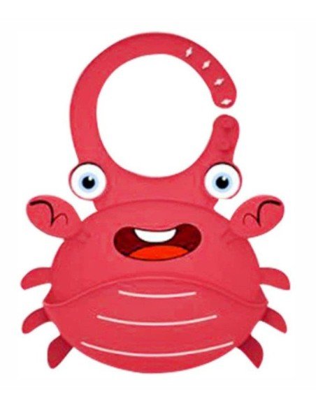 Babero de Silicona Animal Marino Baby Bib Sea