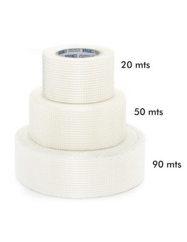 Cinta de malla para drywall 50mm 20 mts Soco