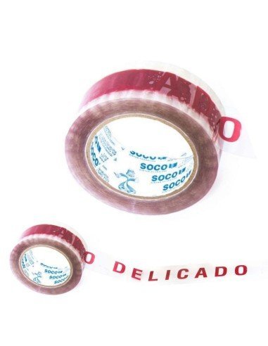 Cinta Adhesiva Impresa para Empaque Embalaje Soco