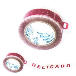 Cinta Adhesiva Impresa para Empaque Embalaje Soco