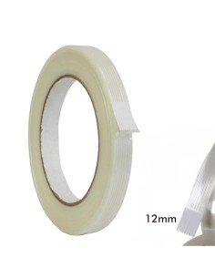 Cinta adhesiva con filamento de vidrio 12mm x 50m Soco
