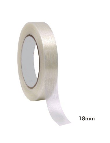 Cinta adhesiva con filamento de vidrio 18mm x 50m Soco