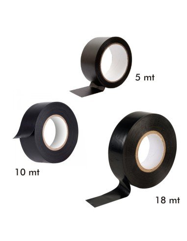 Kit x12 Cinta Aislante PVC de Cloruro de Vinilo 19mm x 10mts