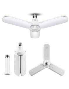 Lampara Deformable de Garaje 45W 4500LM 6500K,Cool Daylight