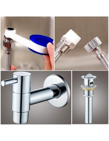 kit x12 Teflón para tuberías de Agua