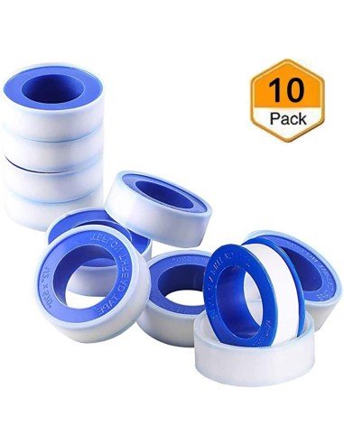 kit x12 Teflón para tuberías de Agua