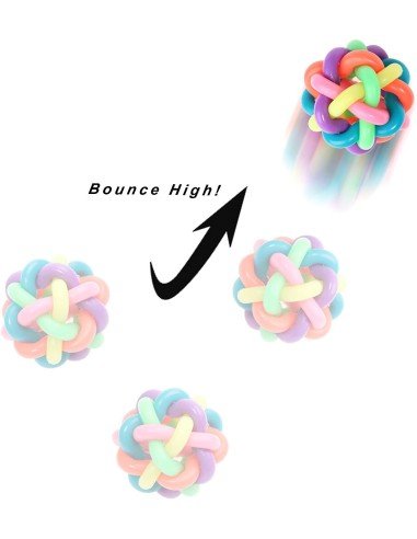 Juguete Bola pequeña multicolor para Mascota
