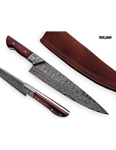 Cuchillo Japonés de Carnicería textura acero hoja afilada