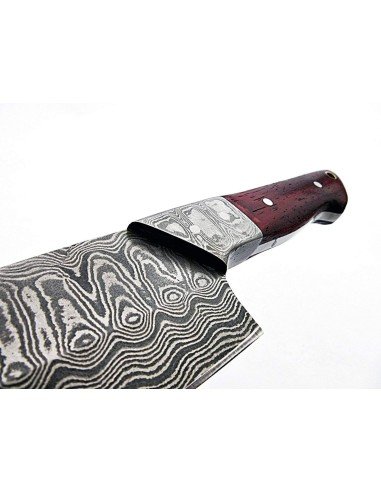 Cuchillo Japonés de Carnicería textura acero hoja afilada