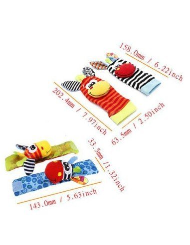 Sonajero Pulsera  Manillas Estimulación Temprana Bebés