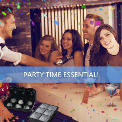 Molde De Silicona Hielo Cubeteras Whisky Ice Hielera X2 !