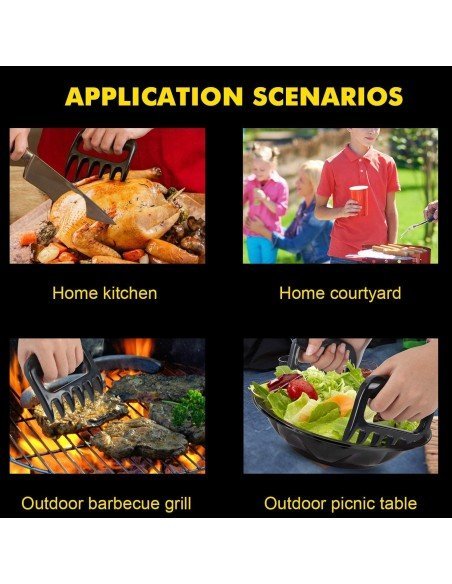 Set x2 Pinzas Triturador Garra De Oso Para Carne Pollo BBQ !! Set x2 Pinzas Triturador Garra De Oso Para Carne Pollo BBQ !!