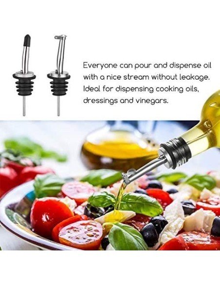 Dispensador de Aceite o vinagre Aceitera en vidrio con Dosificador 500ml Dispensador de Aceite o vinagre Aceitera en vidrio con Dosificador 500ml