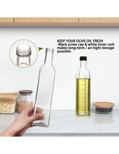 Dispensador de Aceite o vinagre Aceitera en vidrio con Dosificador 500ml Dispensador de Aceite o vinagre Aceitera en vidrio con Dosificador 500ml