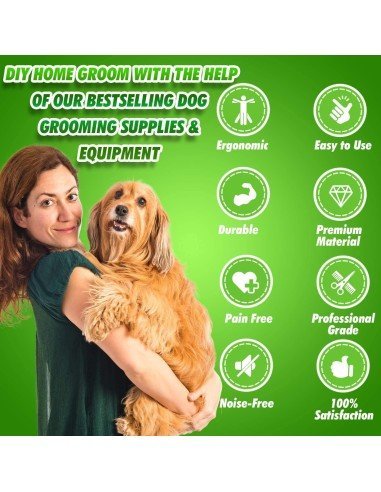 Cepillo Automático + Corta Uñas + Peine Kit Limpieza Mascota