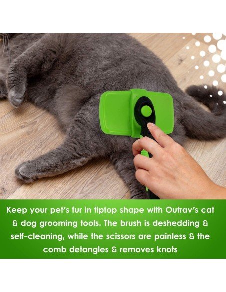 Cepillo Automático + Corta Uñas + Peine Kit Limpieza Mascota Cepillo Automático + Corta Uñas + Peine Kit Limpieza Mascota