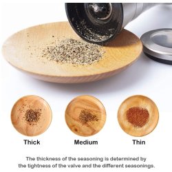 Set x 2 Molino De Sal Y Pimienta Acero Inoxidable Pimentero