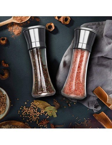 Pimentero De Acero Inoxidable Premium + Cepillo